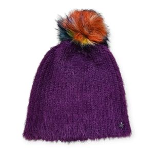 NWT Jocelyn Faux Fur Pom Pom Beanie Hat
